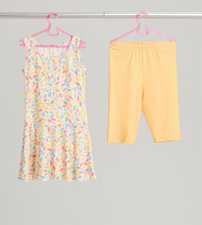 Girls yellow swimsuit set - Haşema